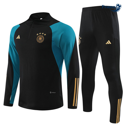 Peamu - Maillot foot Survetement Allemagne Enfant Noir 2023/24 Original