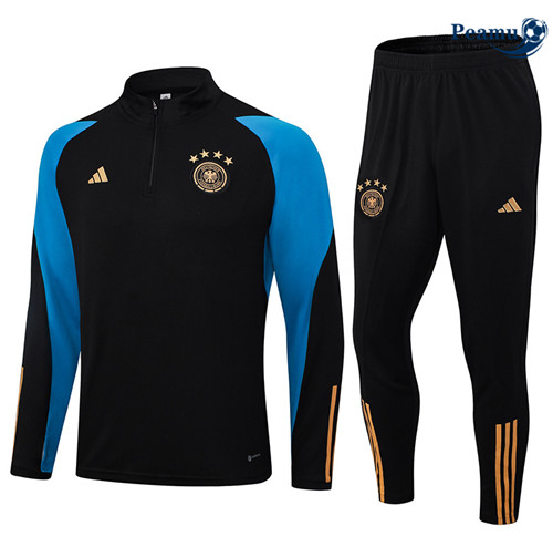 Peamu - Maillot foot Survetement Allemagne Bleu 2023/24 personnalisé