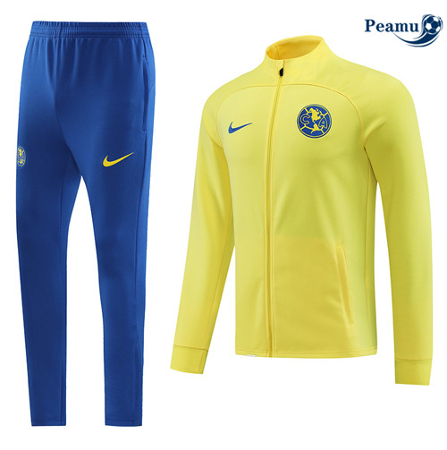 Peamu - Maillot foot Veste Survetement America Jaune 2023/24 grossiste