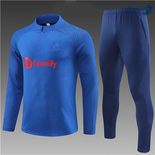 Peamu - Maillot foot Survetement Player Barcelone Enfant Bleu 2023/24 discout