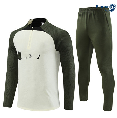 Peamu - Maillot foot Survetement Player Barcelone Beige 2023/24 Officiel