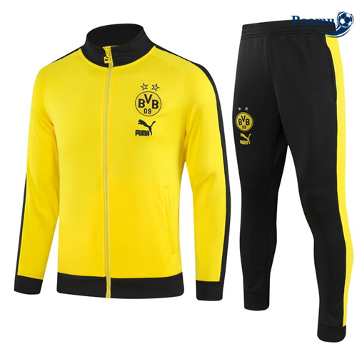Peamu - Maillot foot Veste Survetement Borussia Dortmund Jaune 2023/24 Original