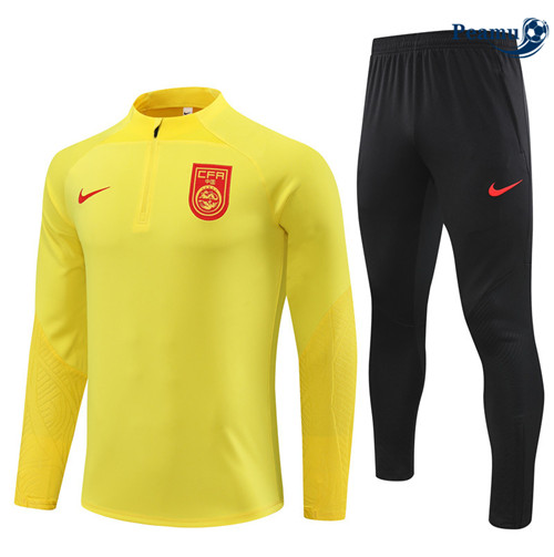 Peamu - Maillot foot Survetement Chine Jaune 2023/24 Paris