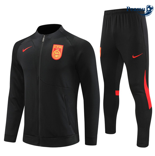 Peamu - Maillot foot Veste Survetement Chine Noir 2023/24 prix