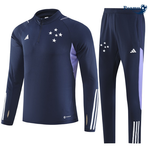 Peamu - Maillot foot Survetement Cruzeiro Enfant Bleu 2023/24 Officiel