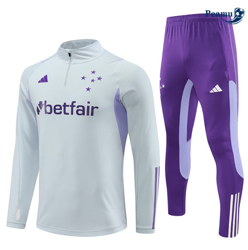 Peamu - Maillot foot Survetement Cruzeiro Gris 2023/24 prix