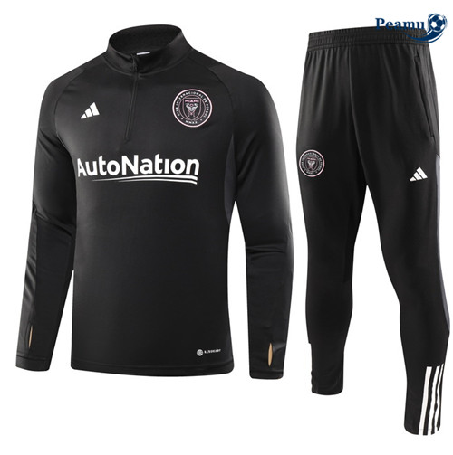 Peamu - Maillot foot Survetement Inter Miami Enfant Noir 2023/24 Paris