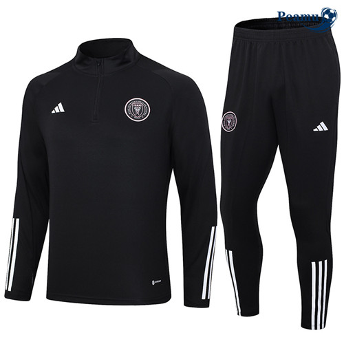 Peamu - Maillot foot Survetement Inter Miami Noir 2023/24 grossiste