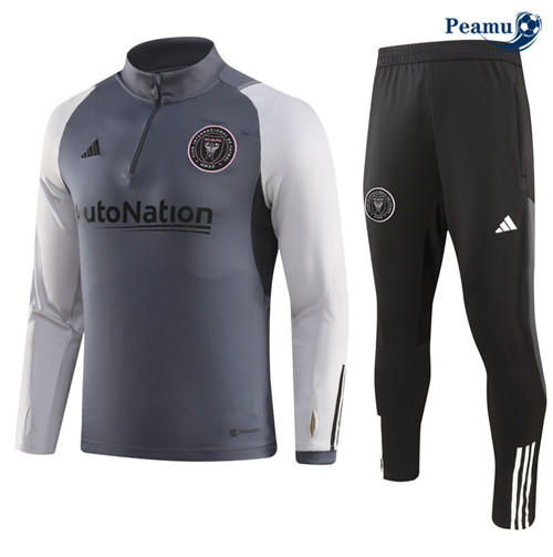 Peamu - Maillot foot Survetement Inter Miami Gris 2023/24 Paris