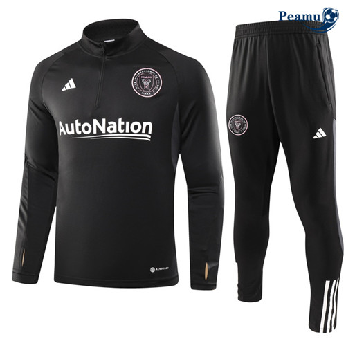 Peamu - Maillot foot Survetement Inter Miami Noir 2023/24 discout