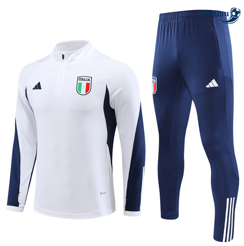 Peamu - Maillot foot Survetement Italie Enfant Blanc 2023/24 prix
