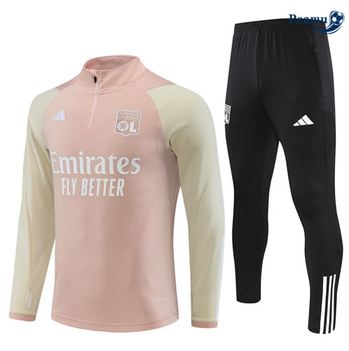 Peamu - Maillot foot Survetement Lyon Enfant Rose 2023/24 prix