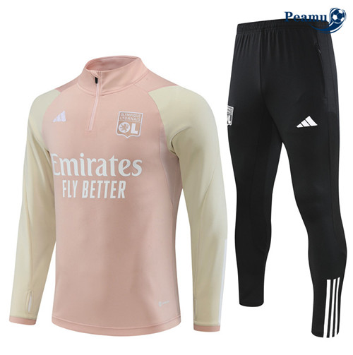 Peamu - Maillot foot Survetement Lyon Rose 2023/24 discout