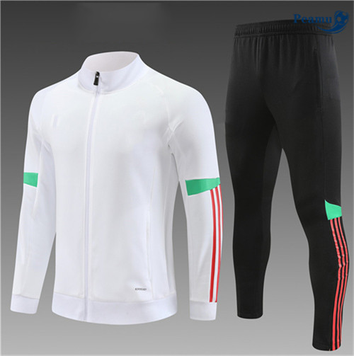 Peamu - Maillot foot Veste Survetement Manchester United Enfant Blanc 2023/24 prix
