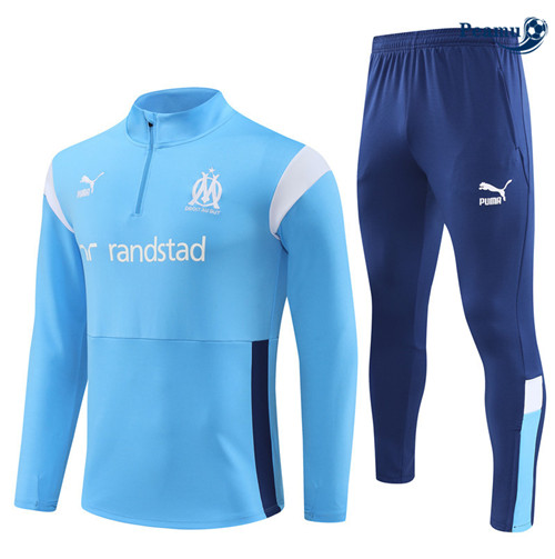 Peamu - Maillot foot Survetement Marseille Enfant Bleu 2023/24 grossiste