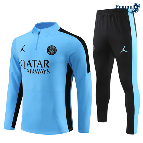 Peamu - Maillot foot Survetement PSG Enfant Bleu 2023/24 discout