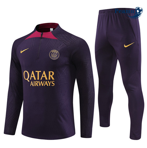Peamu - Maillot foot Survetement Player PSG Violet 2023/24 prix