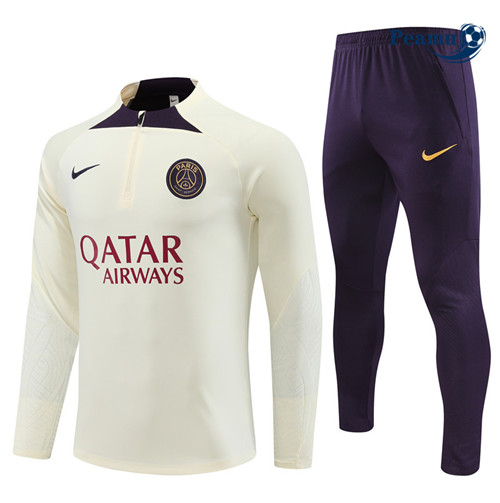 Peamu - Maillot foot Survetement PSG Jaune 2023/24 Outlet