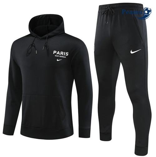 Peamu - Maillot foot Survetement PSG à capuche Noir 2023/24 prix