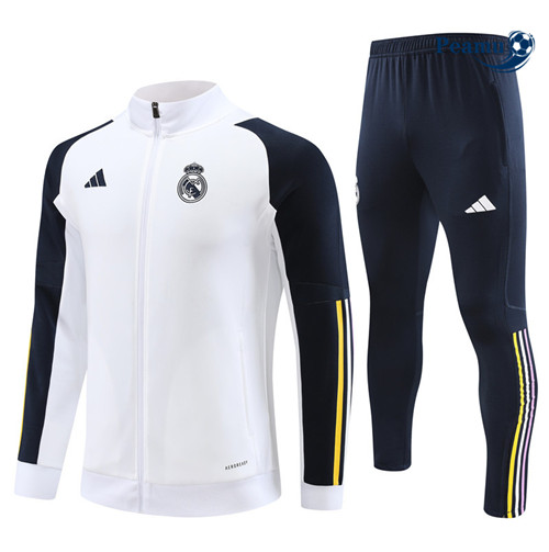 Peamu - Maillot foot Veste Survetement Real Madrid Blanc 2023/24 prix
