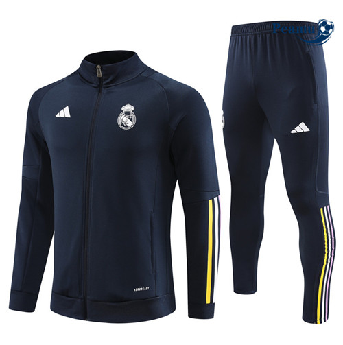 Peamu - Maillot foot Veste Survetement Real Madrid Bleu 2023/24 Outlet
