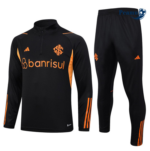Peamu - Maillot foot Survetement SC Internacional Noir 2023/24 prix