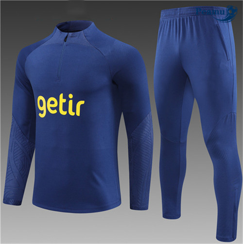 Peamu - Maillot foot Survetement Tottenham Hotspur Enfant Bleu 2023/24 Soldes