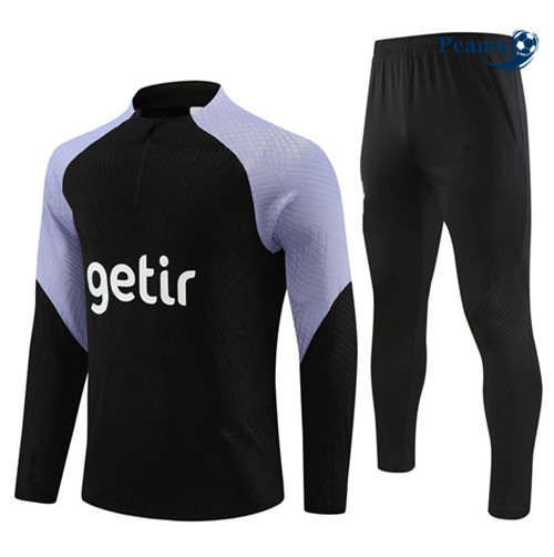 Peamu - Maillot foot Survetement Player Tottenham Hotspur Noir 2023/24 Officiel