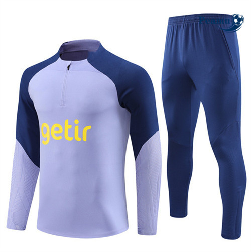 Peamu - Maillot foot Survetement Tottenham Hotspur Bleu 2023/24 personnalisé