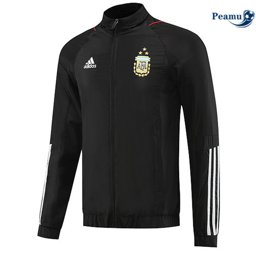 Peamu - Maillot foot Coupe Vent Argentine Noir 2023/24 grossiste