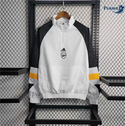 Peamu - Maillot foot Coupe Vent Arsenal Blanc 2023/24 Outlet