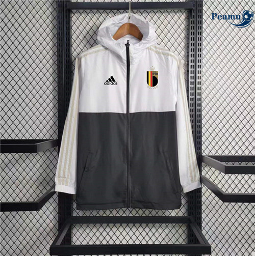 Peamu - Maillot foot Coupe Vent Belgique Blanc 2023/24 prix