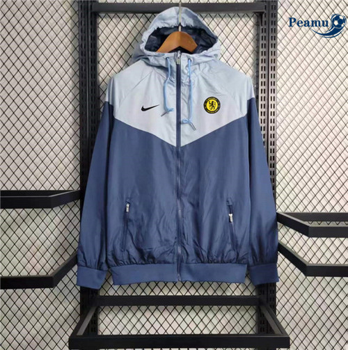 Peamu - Maillot foot Coupe Vent Chelsea Bleu 2023/24 Original