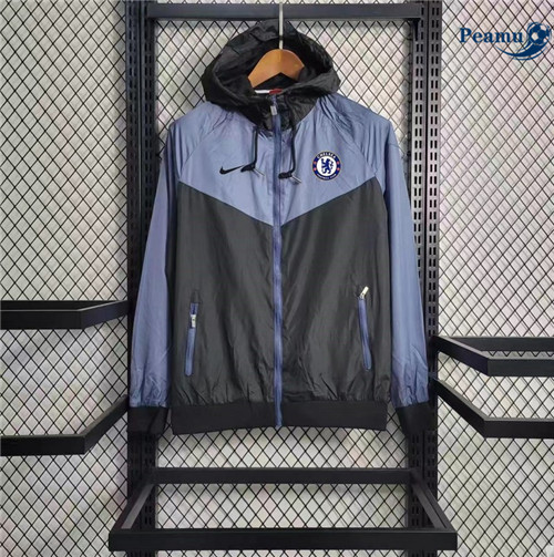 Peamu - Maillot foot Coupe Vent Chelsea Noir 2023/24 Outlet