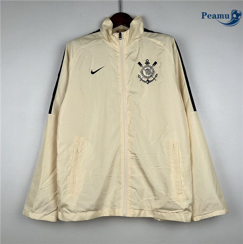 Peamu - Maillot foot Coupe Vent Corinthians Kaki 2023/24 Outlet