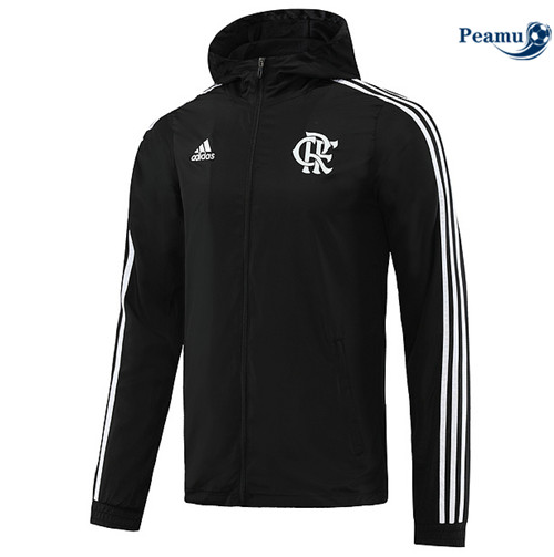 Peamu - Maillot foot Coupe Vent Flamengo Noir 2023/24 Paris