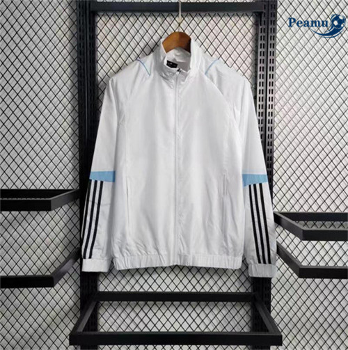 Peamu - Maillot foot Coupe Vent Juventus Blanc 2023/24 Original