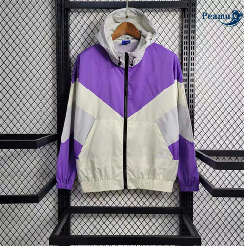 Peamu - Maillot foot Coupe Vent Juventus Violet 2023/24 personnalisé