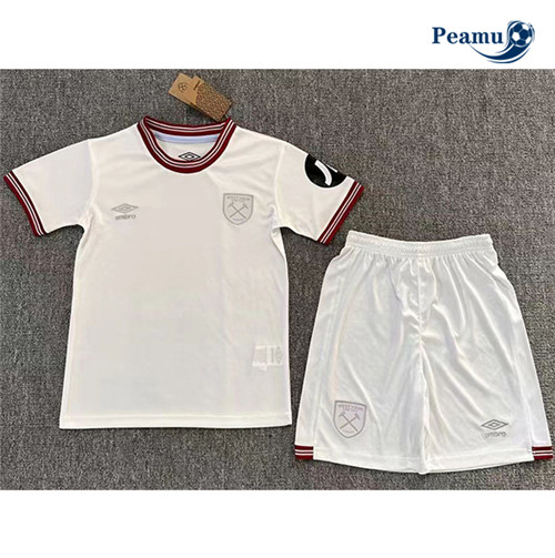 Peamu - Maillot foot West Ham Enfant Exterieur 2023/24 Officiel