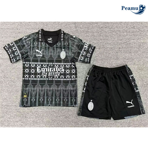 Maillot foot AC Milan Enfant 4th Noir 2023-2024