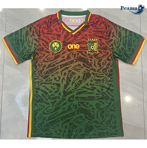 Maillot foot Cameroun Édition spéciale Rouge/Vert 2024-2025