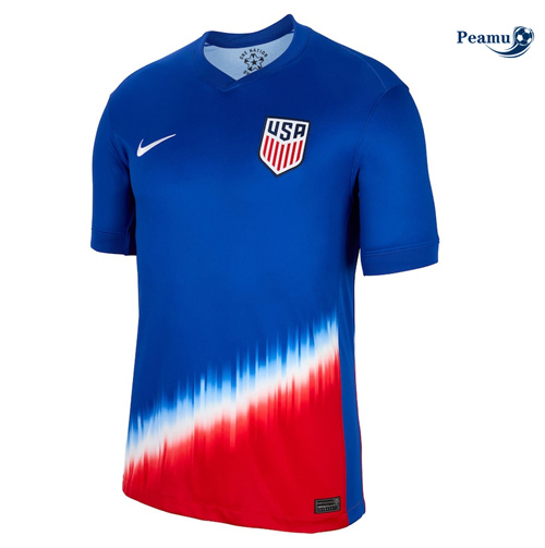 Maillot foot Etats-Unis Exterieur Bleu 2024-2025