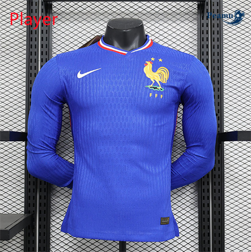 Maillot foot France Player Version Domicile Manche Longue 2024-2025