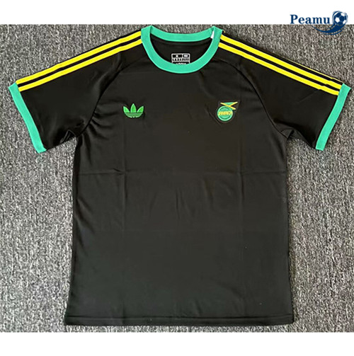 Maillot foot Jamaica Noir 2024-2025