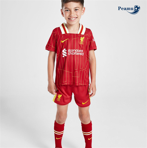 Maillot foot Liverpool Enfant Domicile Rouge 2024-2025