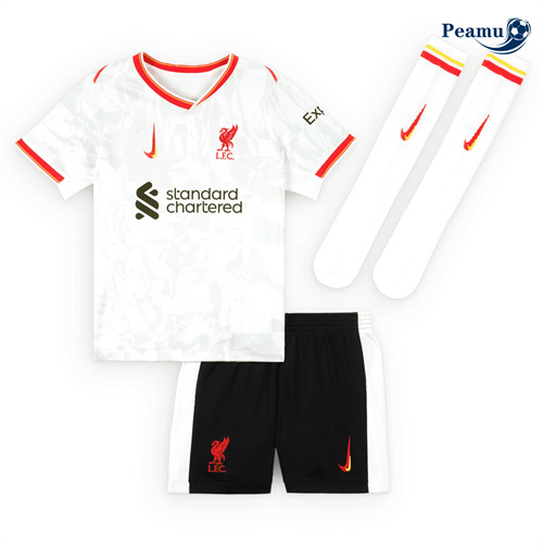 Maillot foot Liverpool Enfant Third Gris 2024-2025