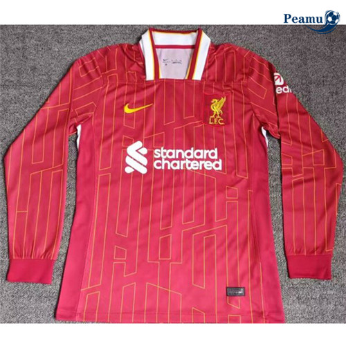 Maillot foot Liverpool rouge Manche Longue 2024-2025