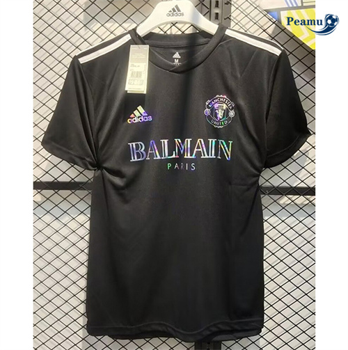 Maillot foot Manchester United co-edition Noir 2024-2025