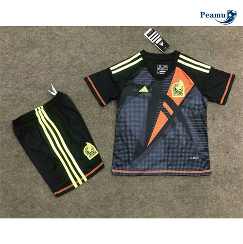 Maillot foot Mexique Enfant Gardien de but Noir 2024-2025