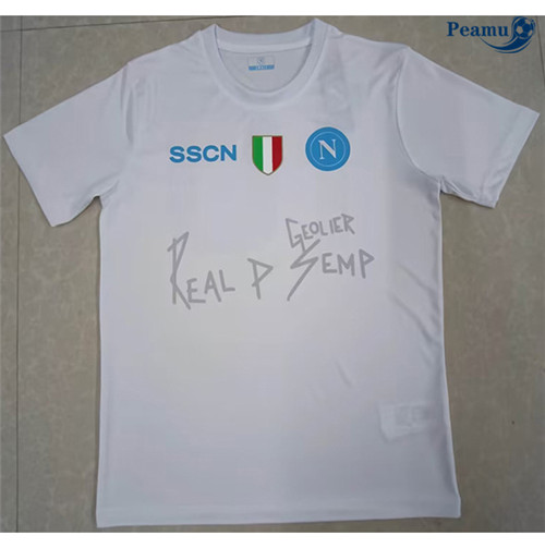 Maillot foot Naples 10 commemorative edition Blanc 2024